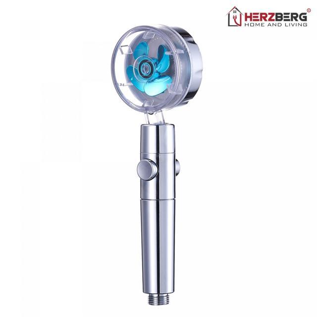 Soffione Herzberg Turbo Charger Blu